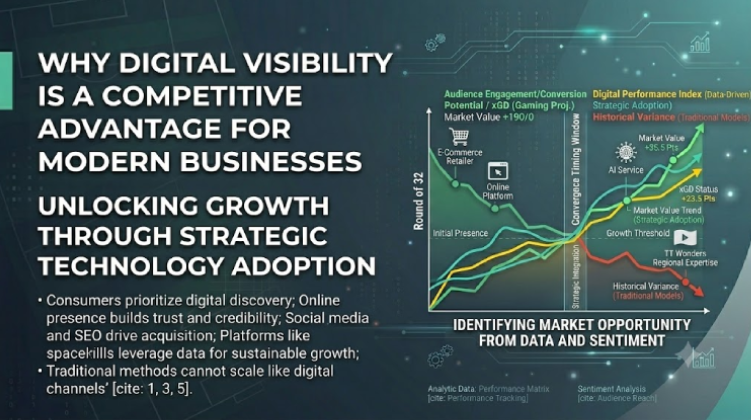 Why Digital Visibility Has Become a Competitive Advantage for Modern Businesses In today's connected economy, digital visibility is no longer optional for businesses. Whether a company is a startup entering the market or an established brand expanding its reach, being visible online directly impacts customer acquisition, brand recognition, and long-term growth. Consumers increasingly rely on digital channels to discover products, compare services, and make purchasing decisions. Social media platforms, search engines, and content-sharing websites have transformed how organizations communicate with their audiences. Businesses that maintain a strong online presence often gain a significant advantage over competitors that rely solely on traditional marketing methods. As digital habits continue to evolve, companies must adapt their strategies to remain relevant and accessible. This trend extends beyond social networking and marketing platforms. Digital-first businesses across various industries, including innovative platforms such as spacehills, are leveraging technology to create engaging user experiences, streamline operations, and reach broader audiences. The success of these platforms demonstrates how digital visibility and user-focused innovation can contribute to sustainable growth. Understanding the Importance of Online Presence A strong online presence helps businesses establish credibility and connect with potential customers more effectively. Consumers often research companies before making decisions, making visibility a critical factor in building trust. An effective online presence offers several benefits: Increased brand awareness Better customer engagement Improved lead generation Enhanced customer trust Greater market reach Organizations that consistently invest in their digital footprint often experience stronger customer relationships and improved business outcomes. The Connection Between Social Media and Business Growth Social media has become one of the most influential tools for business development. Platforms such as Instagram, Facebook, LinkedIn, and X allow businesses to communicate directly with audiences while promoting products and services in a more personal way. Building Brand Recognition Consistent social media activity helps companies remain visible to their target audience. Regular posts, interactive content, and community engagement strengthen brand recall and encourage customer loyalty. Creating Meaningful Engagement Unlike traditional advertising, social media enables two-way communication. Businesses can respond to questions, gather feedback, and participate in conversations that improve customer satisfaction. Supporting Marketing Campaigns Social platforms amplify marketing efforts by expanding content reach. Businesses can use both organic strategies and paid promotions to attract qualified audiences. Essential Digital Strategies for Modern Companies Businesses seeking sustainable growth should focus on several core digital strategies. These methods work together to improve visibility, engagement, and conversion opportunities. Search Engine Optimization (SEO) SEO helps businesses appear in search results when potential customers look for relevant products or services. Effective optimization includes: High-quality content creation Keyword research Mobile-friendly website design Fast page loading speeds Technical website improvements Content Marketing Content marketing builds authority by providing valuable information to audiences. Educational articles, videos, guides, and industry insights help establish trust while attracting organic traffic. Data-Driven Decision Making Modern businesses have access to powerful analytics tools that provide actionable insights. Companies can use data to understand customer behavior, optimize campaigns, and improve overall performance. Comparing Traditional and Digital Growth Methods The shift toward digital business models has changed how organizations approach growth and customer acquisition. Growth Factor Traditional Methods Digital Methods Audience Reach Local or regional Global Marketing Costs Often higher Flexible and scalable Performance Tracking Limited Real-time analytics Customer Interaction Indirect Direct engagement Scalability Slower expansion Rapid growth potential This comparison highlights why many startups and established businesses prioritize digital channels in their growth strategies. Technology's Role in Business Innovation Technology continues to drive innovation across industries. Cloud computing, artificial intelligence, automation, and advanced analytics have enabled companies to operate more efficiently than ever before. Automation Improves Efficiency Businesses use automation tools to streamline repetitive tasks such as email marketing, customer support, and data processing. This allows teams to focus on higher-value activities. Artificial Intelligence Enhances Personalization AI-powered systems help businesses deliver personalized experiences based on user behavior and preferences. Personalized recommendations often lead to higher engagement and conversion rates. Cloud Solutions Support Scalability Cloud-based infrastructure enables businesses to scale operations quickly without investing heavily in physical resources. This flexibility is especially valuable for startups and rapidly growing companies. Key Traits of Digitally Successful Businesses Organizations that thrive in the digital era often share several characteristics: Customer-focused decision making Consistent online engagement Adaptability to new technologies Strong data analysis capabilities Commitment to innovation These traits help businesses respond effectively to changing market conditions while maintaining competitive advantages. Future Trends Shaping Online Business Growth The digital landscape continues to evolve, creating new opportunities for businesses willing to embrace change. Emerging technologies and consumer expectations will influence future growth strategies. Several trends are expected to gain momentum: AI-driven customer experiences Voice search optimization Interactive content formats Advanced cybersecurity solutions Greater integration of mobile technologies Businesses that prepare for these developments will be better positioned to compete in increasingly digital markets. Digital visibility, strategic technology adoption, and meaningful audience engagement have become essential elements of business success. Companies that invest in these areas can strengthen their market position while creating lasting value for customers in an increasingly connected world.